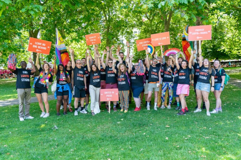 Elton John AIDS Foundation at the London Pride Parade 2024