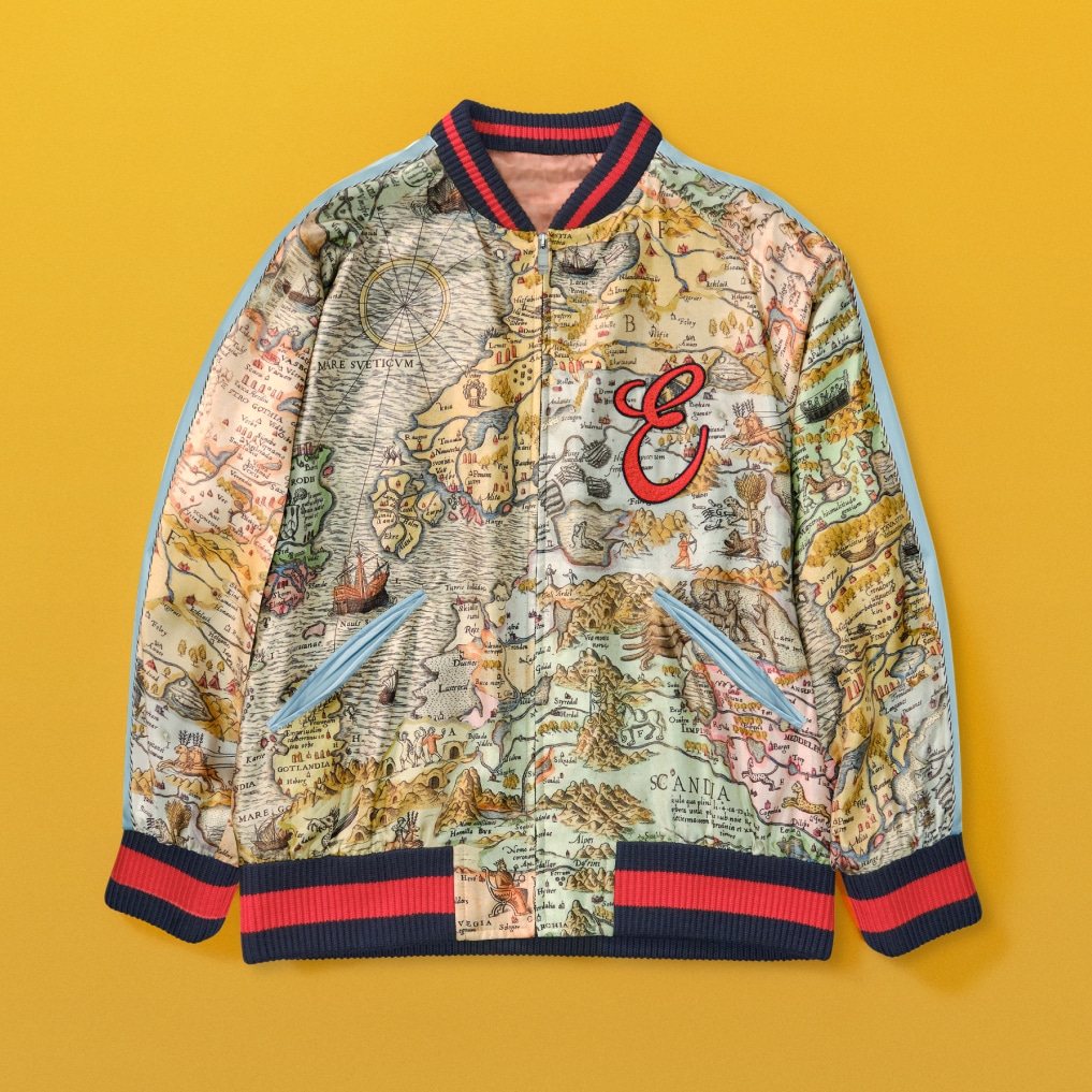 Elton John's Gucci bomber jacket for sale as part of eBay's Rocket Man Resale